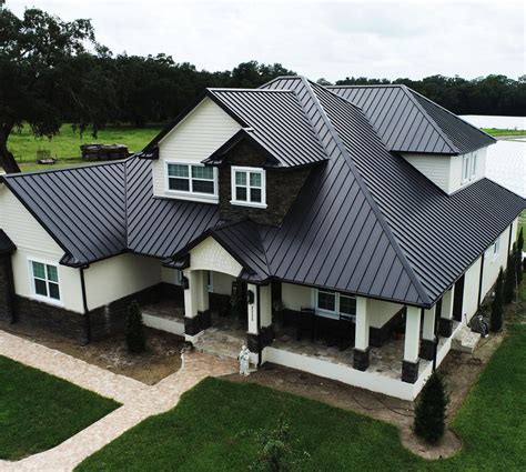 pictures of houses with black metal roofs|black sheet metal roofing.